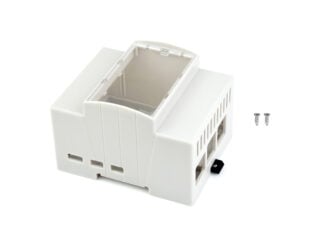 Waveshare DIN rail ABS Case for Raspberry Pi 5, large inner space, injection moduling