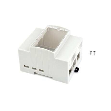 Waveshare Din Rail Abs Case For Raspberry Pi 5, Large Inner Space, Injection Moduling