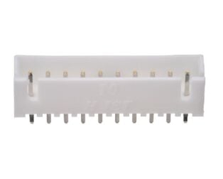 XH-A-2.5mm-10 pin Wafer Male Connector Through Hole Straight