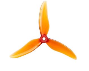 Orange HD Propellers 51499 Hurricane PC 3 Blade (2CW, 2CCW) - Clear Red