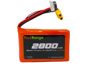 Pro-Range INR 18650 P28A 22.2V 2800mAh 6S1P 30A/35A Discharge Li-ion Drone Battery Pack