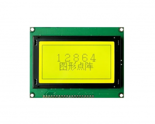 Original JHD12864C 128×64  dots LCD Display with Yellow Green Backlight