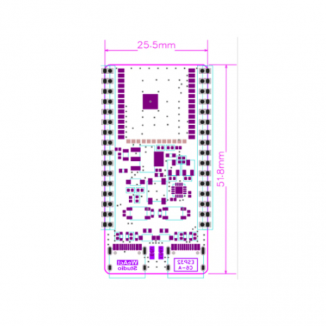 Weact Studio Esp32-C6-A-N4 Development Board Esp32C6 Minimum System Board Esp32 Core Risc-V Espressif Iot Wifi6 Bluetooth Zigbee