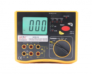 Htc 6250 In 5Kv-200G Digital Insulation Tester,3 In 1 Insulation Resistance, Phase Testing &Amp; Voltage Testing