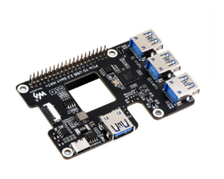 Waveshare PCIe To USB 3.2 Gen1 HAT for Raspberry Pi 5