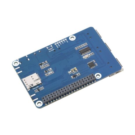 Waveshare Cat-1/Gnss Hat For Raspberry Pi, Based On Sim7670G Module, Global Multi-Band Lte 4G Cat-1 Support, Gnss Positioning, 3X Usb 2.0 Extended Ports