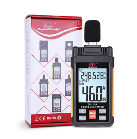 Htc Sl-13A Digital Mini Sound Level Meter With Frequency Range 31.5 Hz To 8 Khz