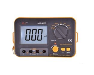 HTC MO-5000 Counts 1999 Digital Milliohm Meter with High measurement range of 0.01mΩ~2kΩ at 6 ranges
