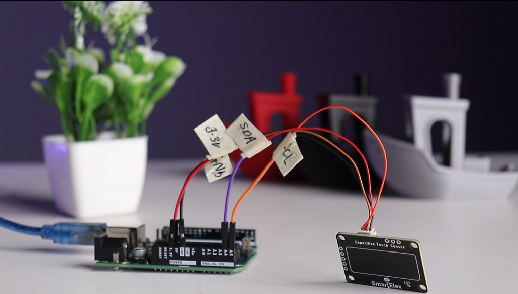 SmartElex Capacitive sensor interfacing