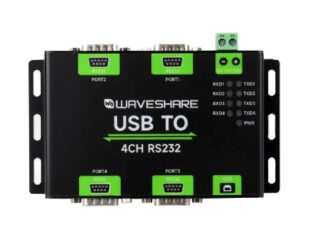Waveshare Industrial Isolated USB To 4-Ch RS232 Converter
