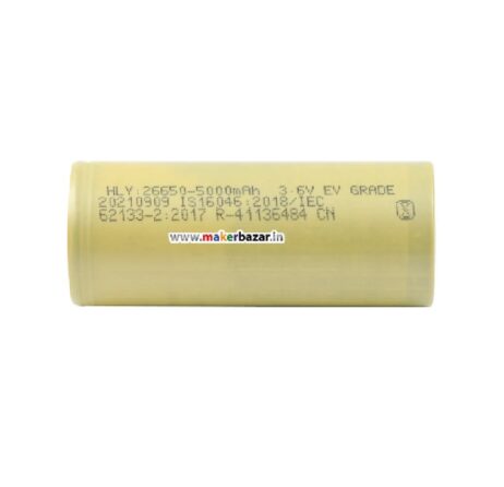Hly 26650 3.6V 5000Mah 3C Lithium-Ion Rechargeable Cell