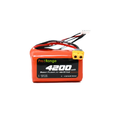 Pro-Range Inr 21700 P42A 14.8V 4200Mah 4S1P 40A/50A Discharge Li-Ion Drone Battery Pack