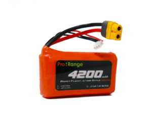 Pro-Range INR 21700 P42A 7.4V 4200mAh 2S1P 40A/50A Discharge Li-ion Drone Battery Pack
