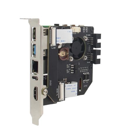 Geekworm Geekworm KVM A8 Kit PCIe Version for Raspberry Pi 4 Model B Open source KVM Over IP