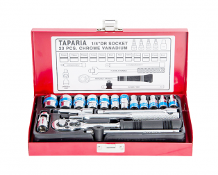 Taparia Stainless Steel 1/4 " Square Drive Socket Set ( S1/4H )