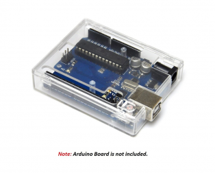 Transparent Injection molded Case Shell Enclosure Gloss Box For Arduino UNO R3-Good quality