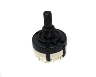 RTS-01-1P-20VP-1 Pole Plastic Rotary Switch (20mm 18 Teeth)