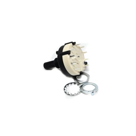 RTS-01-1P-20VP-1 Pole Plastic Rotary Switch (20mm 18 Teeth)