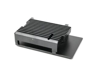 52Pi Raspberry Pi 5 Aluminum Black Case With Built-In Heat Dissipation Column And Heatsinks