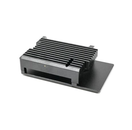 52Pi Raspberry Pi 5 Aluminum Black Case With Built-In Heat Dissipation Column And Heatsinks