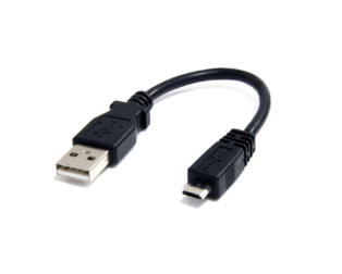 17 cm Short USB to Micro-USB Power Line Cable