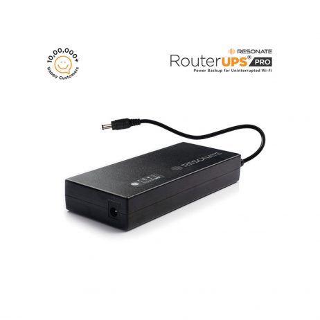 Resonate Routerups Pro Cru12V3A - 12V/3A Power Backup For Advanced Wifi Router, Gaming, Ont, Fttx, Stb, Intercom, Iot Devices