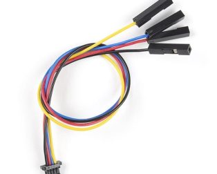 STEMMA QT / Qwiic JST SH 4-pin Cable with Premium Female Sockets - 150mm Long