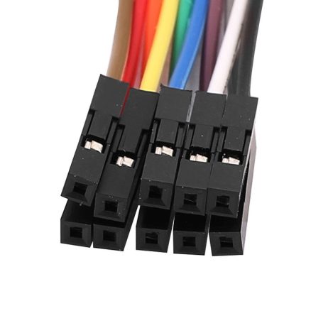 10 Wire Male to Female Jumper Wires - 20cm