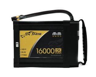 Tattu Plus 1.0 16000mAh 12S 15C 44.4V Lipo battery pack with AS150U Plug