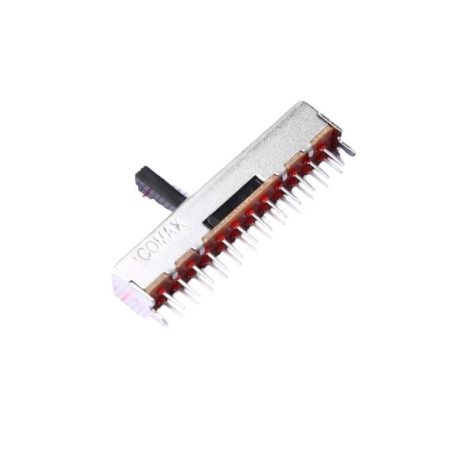 SS44F28G9NS-C&K-Direct Insert 4P4T (Four-Pole Four-Throw) 30V Plugin Slide Switches ROHS