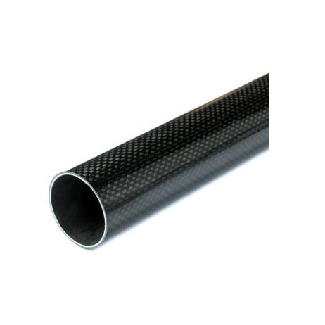 3K Roll-wrapped Carbon Fibre Tube (Hollow) 14mm(OD) * 12mm(ID) * 1000mm(L),Roll wrapped carbon fibre tube