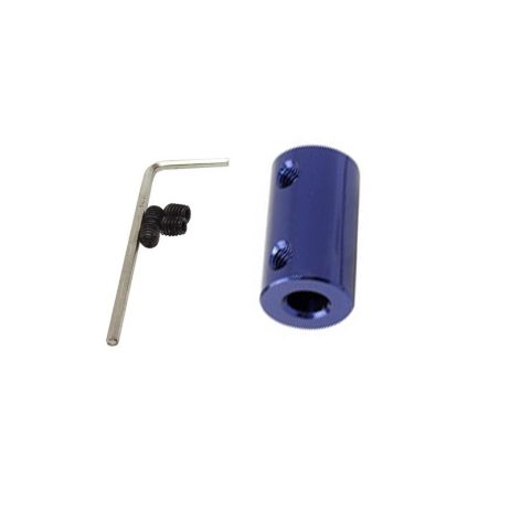 Blue Aluminum Alloy Coupling 5x5MM for 3D Printers and CNC Machines